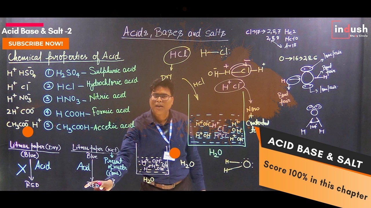Acid Base & Salt | Lec 35 | 10th | #onlinecoach #onlineclasses #physicswallah #motivation #chemistry