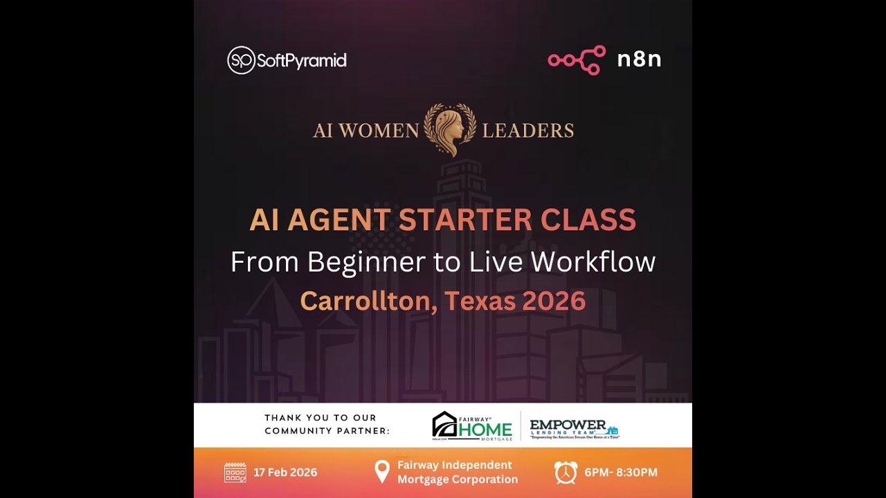 AI Agent Starter Class From Zero to Working Workflow