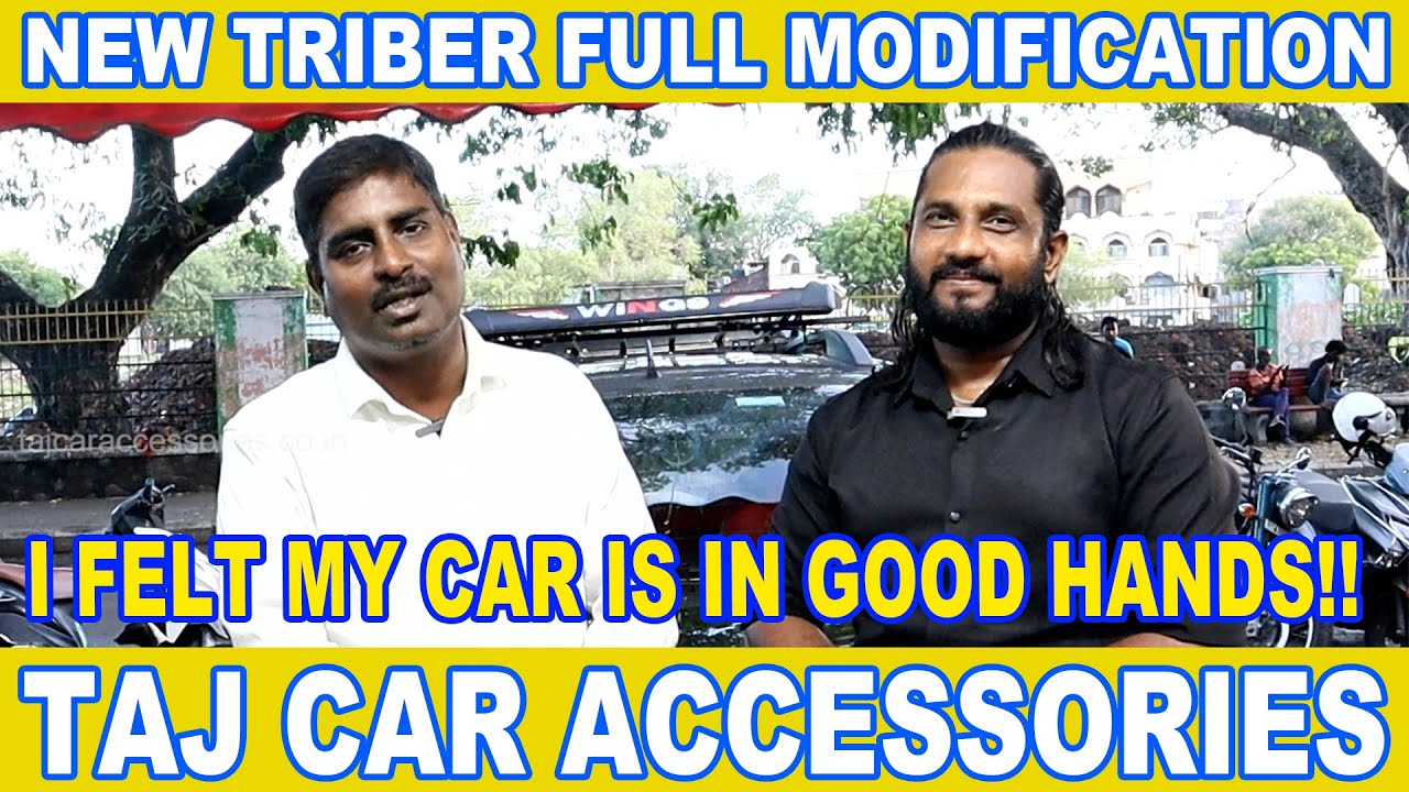 “Transforming the Renault Triber: Premium Accessories Showcase!”
