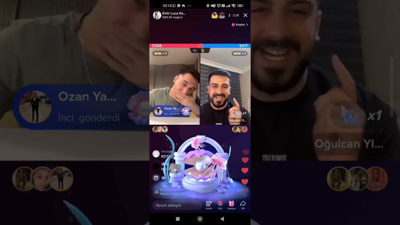 Kısmetse Olur Luca ,Oğulcan TikTok Canlı Yayın
