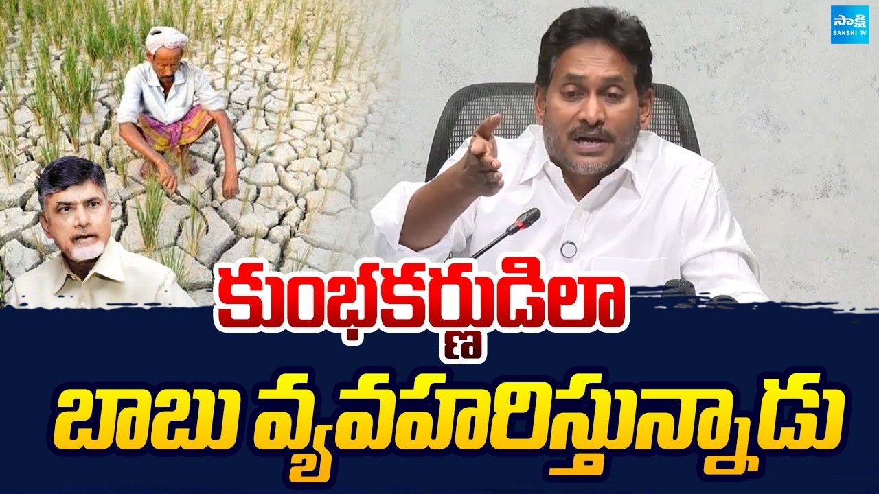 YS Jagan Funny Comments On Chandrababu | YS Jagan Press Meet | @SakshiTV