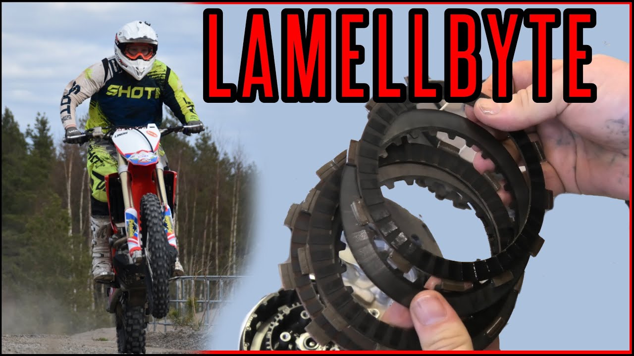 Byter lameller på cross - Steg för steg