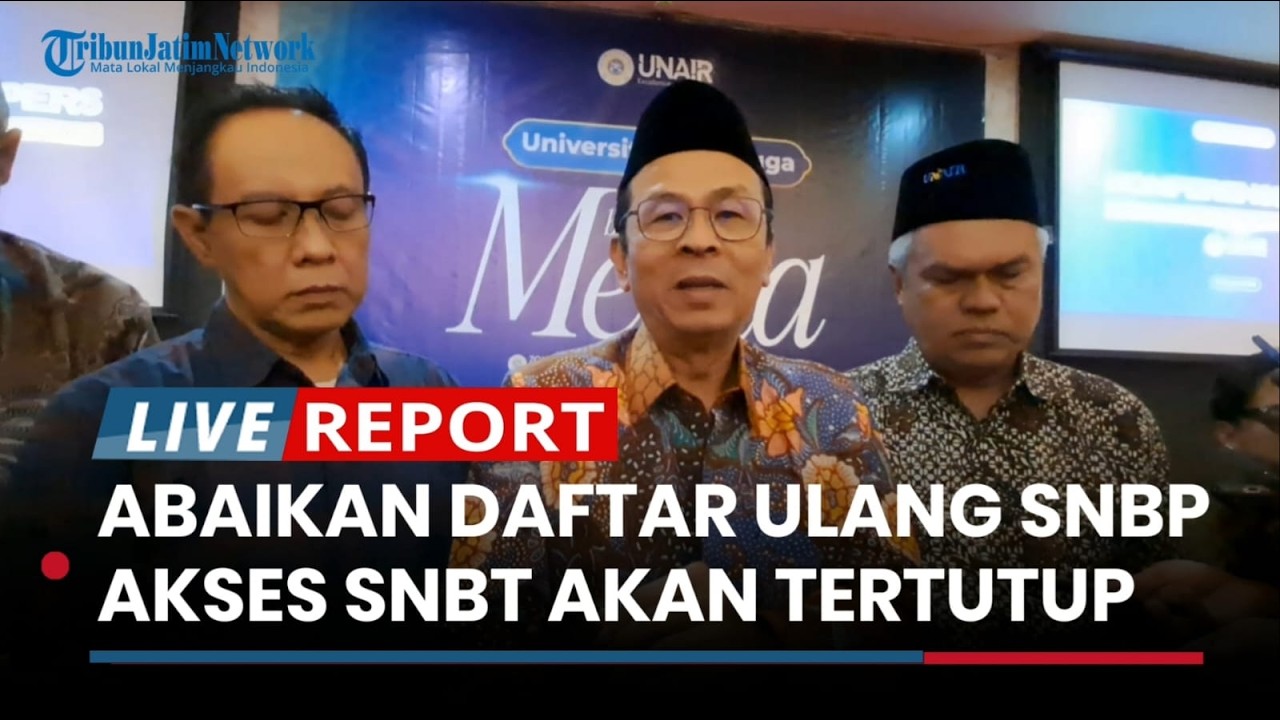 PPMB Unair Ingatkan Jika Abaikan Daftar Ulang SNBP, Akses SNBT Akan Tertutup