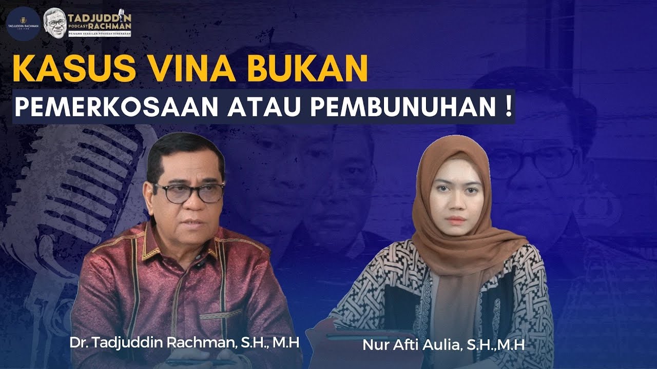 Kasus Vina Bukan Pemerkosaan Atau Pembunuhan !