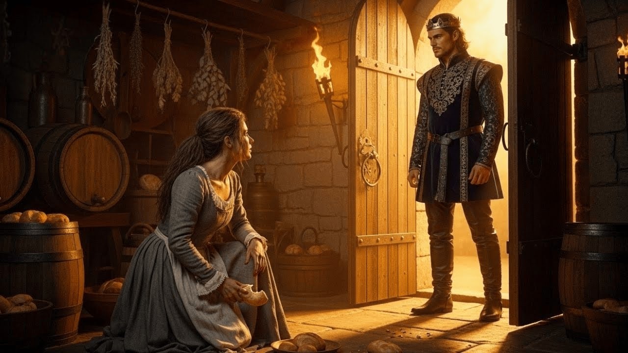 Der Alpha König Fand Die Magd Seiner Luna, Die Sich Versteckte Um Reste Zu Essen – Er Wurde Wild