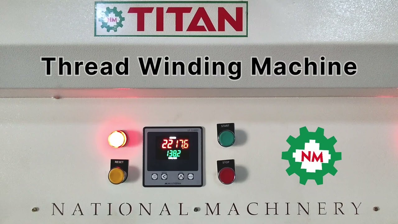 Thread Winding Machine #windingmachine #yarnwinder #textilemachine #textileindustry