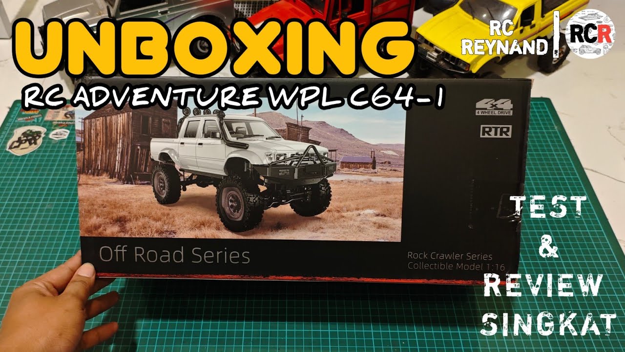 Unboxing & Test WPL C 64-1 C64-1 ‼️ masih gini aja sparepartnya 🤬