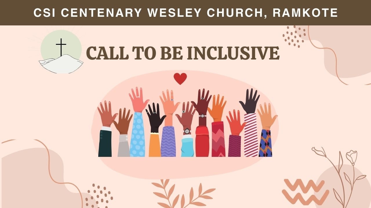 Call to be Inclusive | 6:30 p.m| 08.03.2026 | Rev. Dr. John Basy Paul