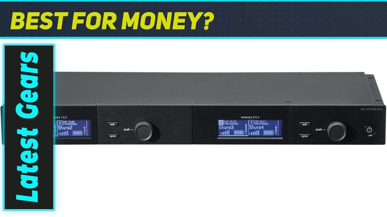 Shure SLX-D Quad Receiver: The Ultimate 4-Channel Wireless Powerhouse