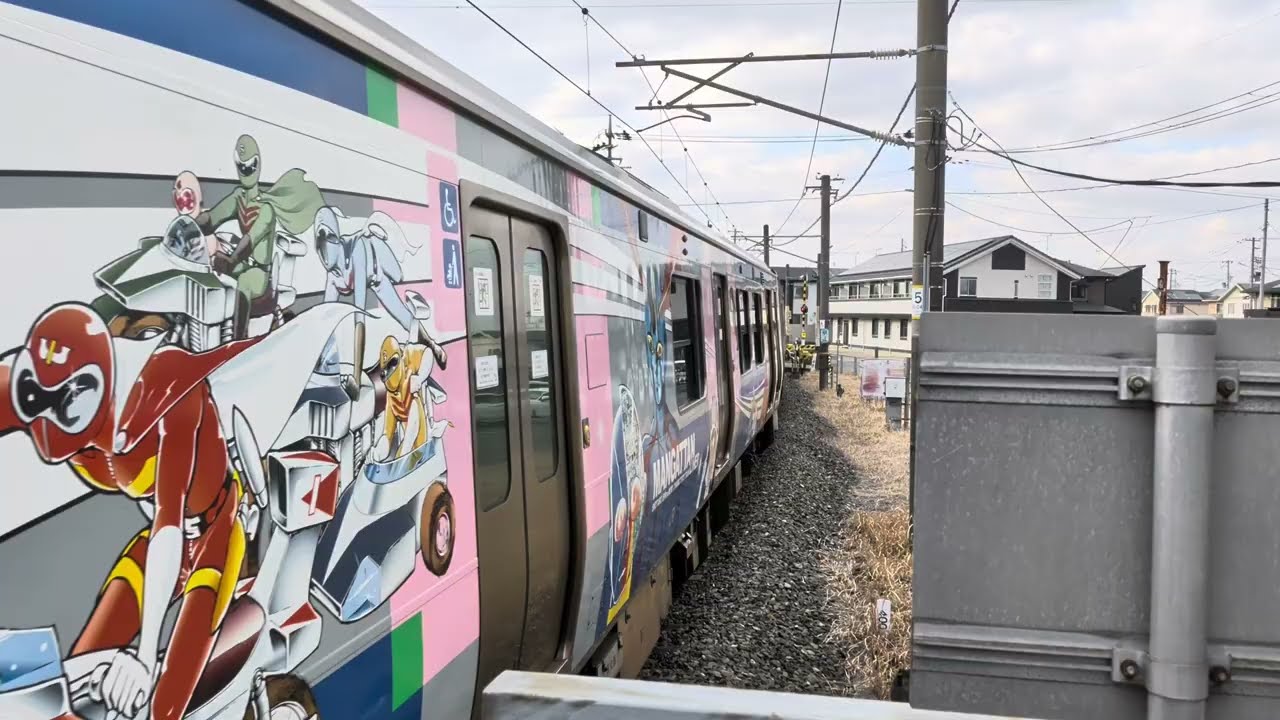 美人車掌乗務!!　仙石東北ラインHB−E210系　蛇田進入