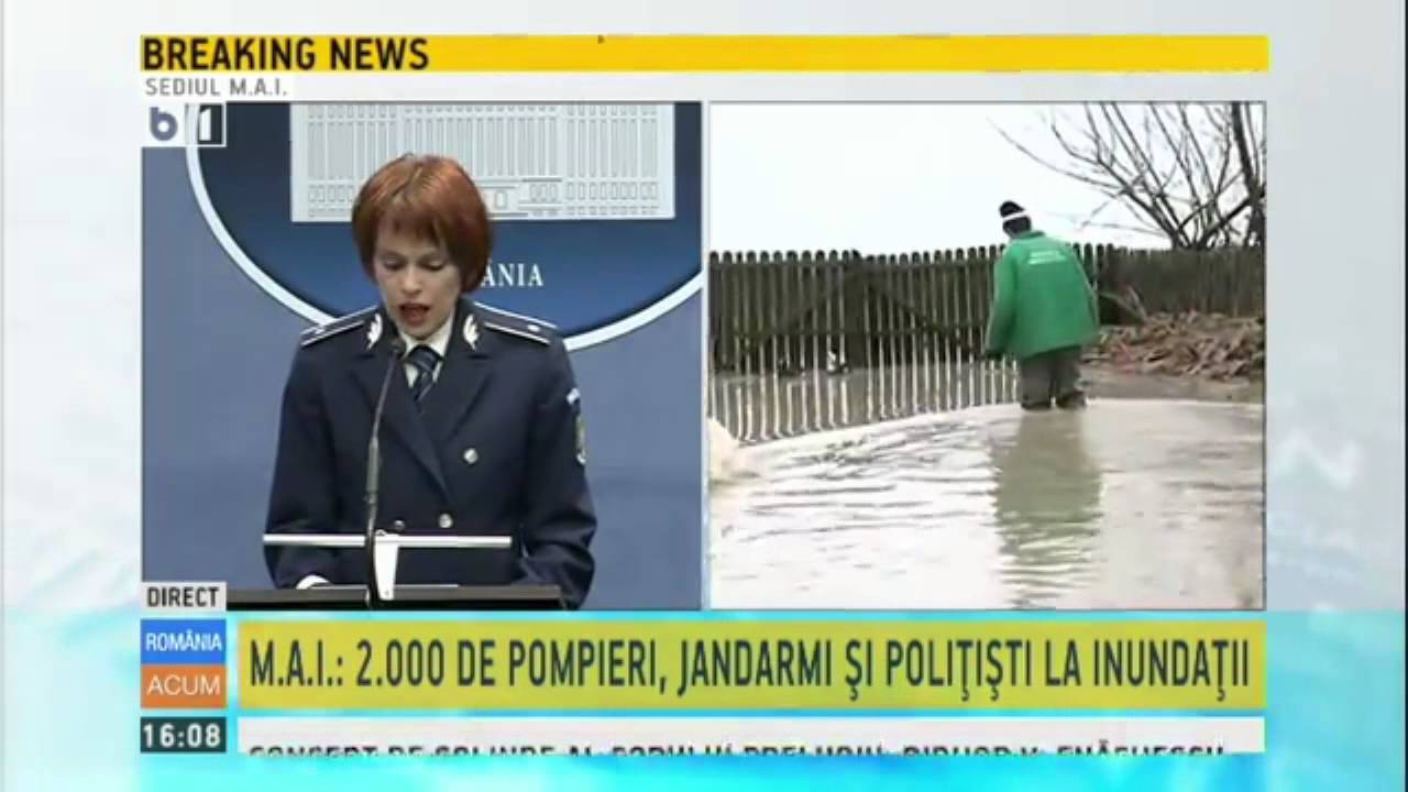 MAI: 150 de localităţi din 18 judeţe sunt afectate de inundații
