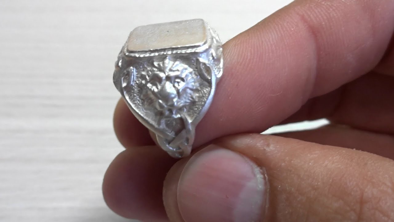 ПЕЧАТКА ИЗ СЕРЕБРА*СДЕЛАЙ САМ*✅