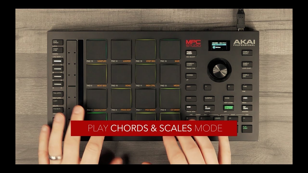 How To Play Chords & Scales on MPC Studio