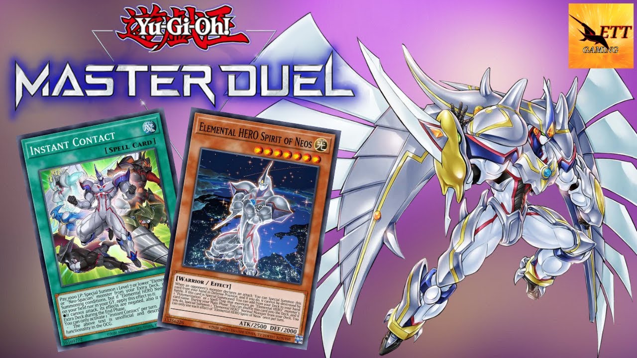 GET YOUR GAME ON!! Trying Out The BRAND NEW Elemental Hero Neos Deck In Yu-Gi-Oh Master Duel!