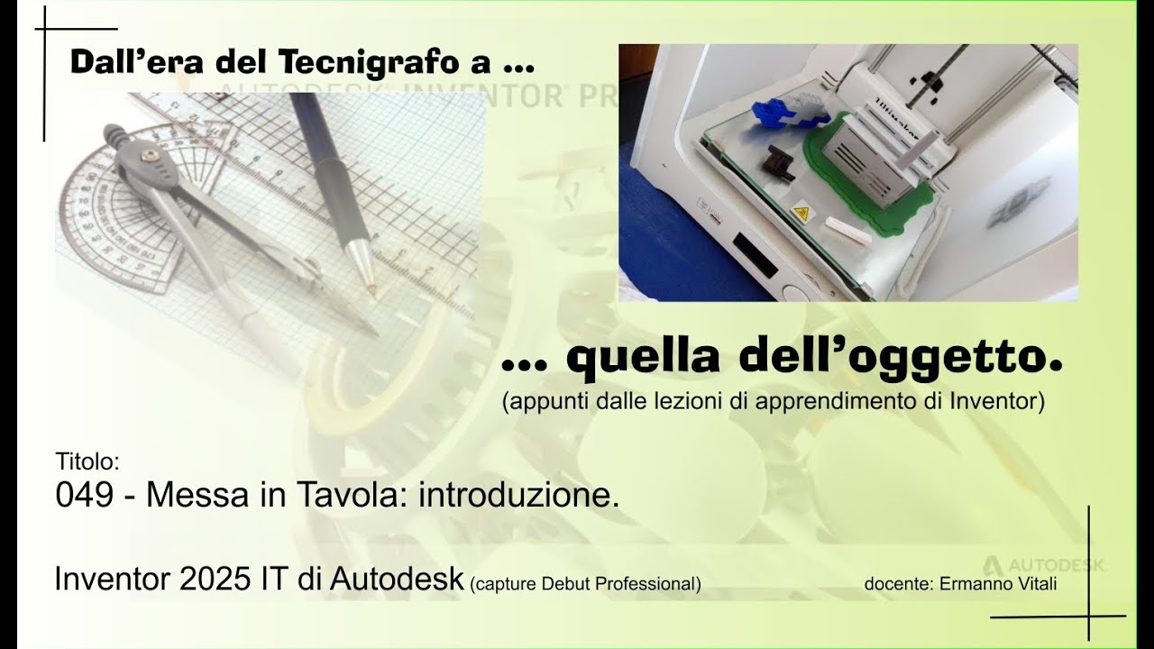 Inventor 049 Messa In Tavola: Introduzione.