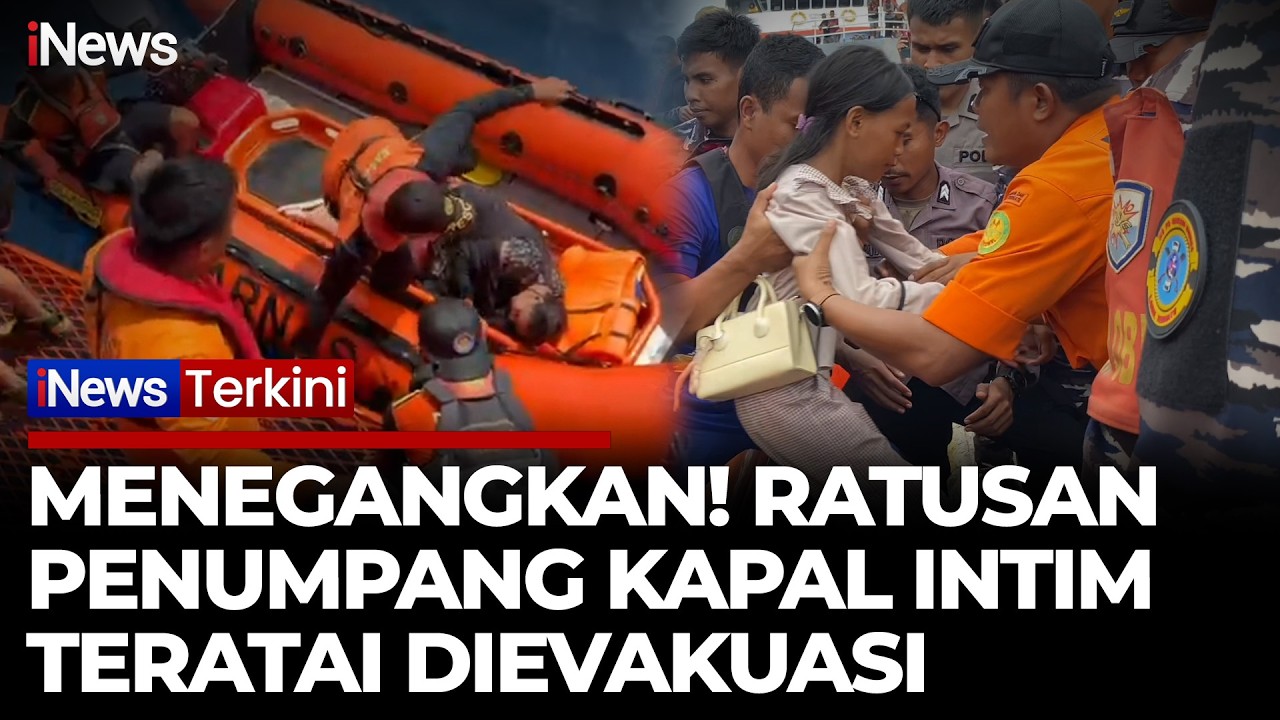 Kapal Intim Teratai Karam di Pulau Makian, Ratusan Penumpang Dievakuasi Usai Loncat ke Laut
