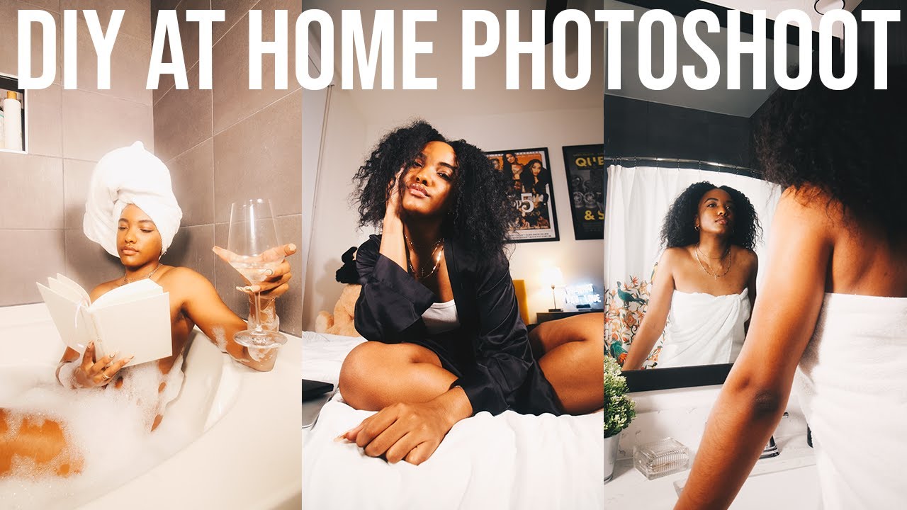 DIY Creative Home Photoshoot Ideas *DIY At Home Photoshoot*