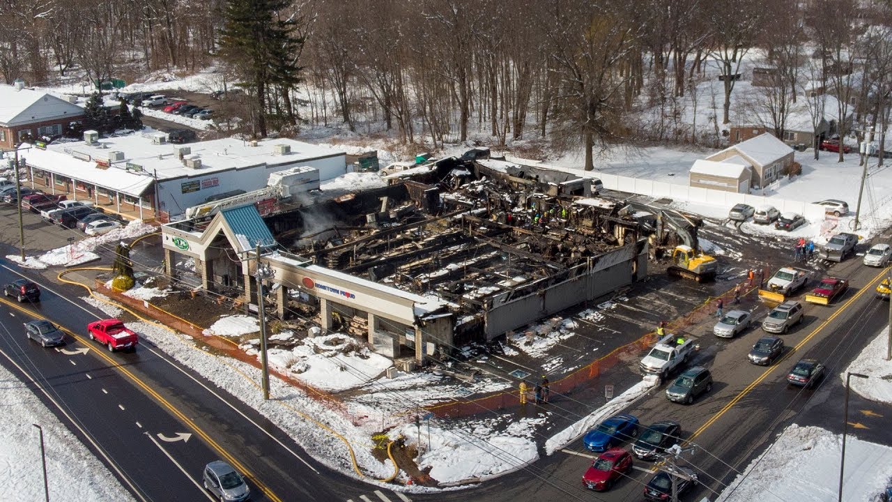 Fire destroys Tops Marketplace in Southington