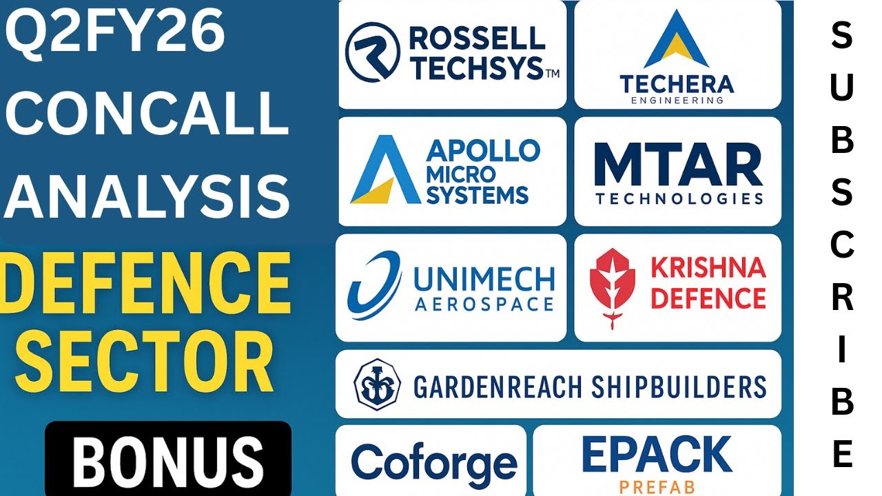 Defence Sector - MTAR, Axiscades Rossell Techsys, Apollo Microsys; Coforge and EPACK Prefab - Q2FY26