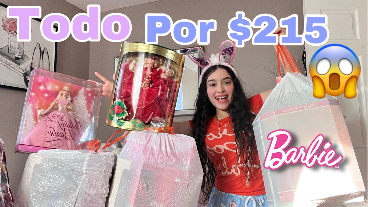 COMPRO 23 MUÑECAS BARBIES DE COLECCIÓN POR $215 😱/ SÚPER MEGA HAUL DE  MUÑECAS BARBIE /  OPINÓ/