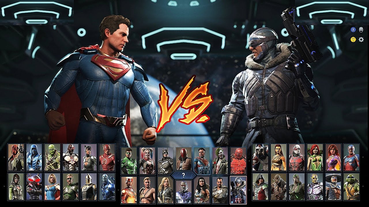 Injustice 2 Superman Vs Captain Cold Super Moves Gameplay PC