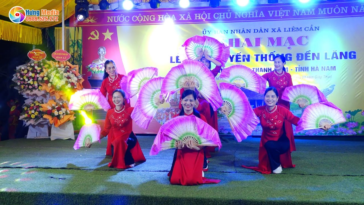 Đẹp Mái Đình Làng  - CLB Dân Vũ 2 làng Nhất - Lễ Hội Đền Lăng Năm 2024