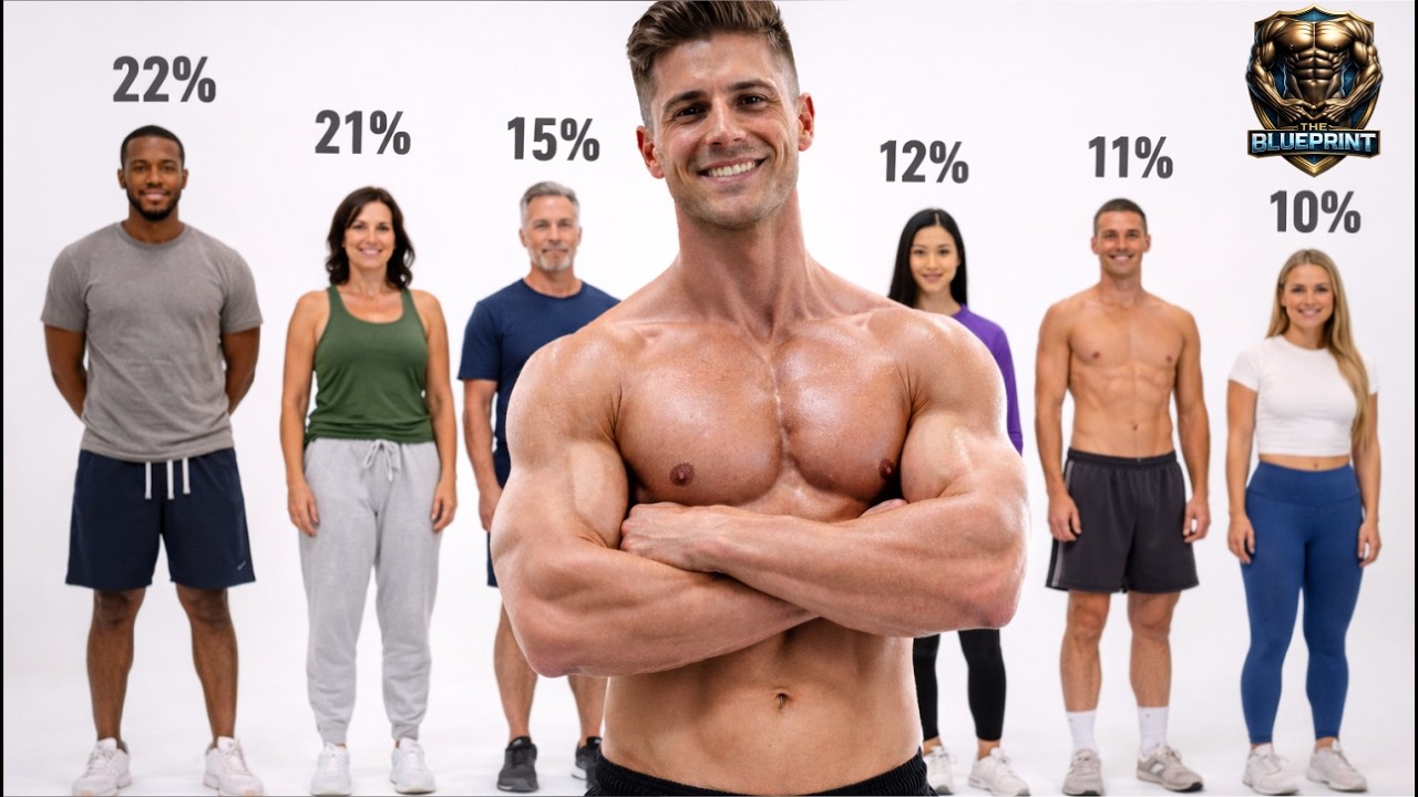 What Every Body Fat Percentage Actually Looks Like (50% to 5%)