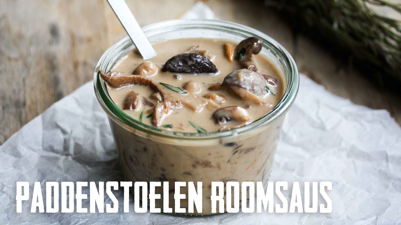 Paddenstoelen roomsaus - basis sauzen maken