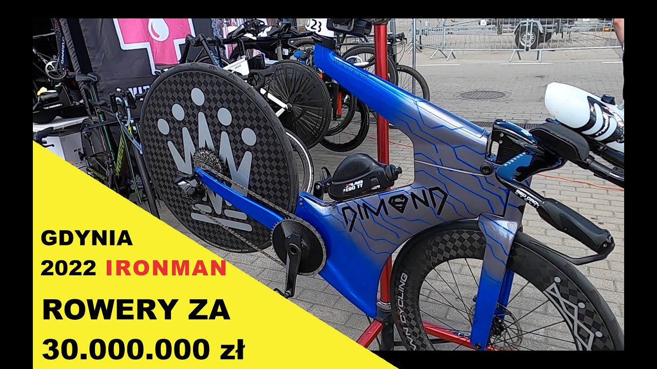 30.000.000 zł w rowerach - Ironman Gdynia 2022 - strefa zmian, rowery, triathlonówki, szosy, karbon