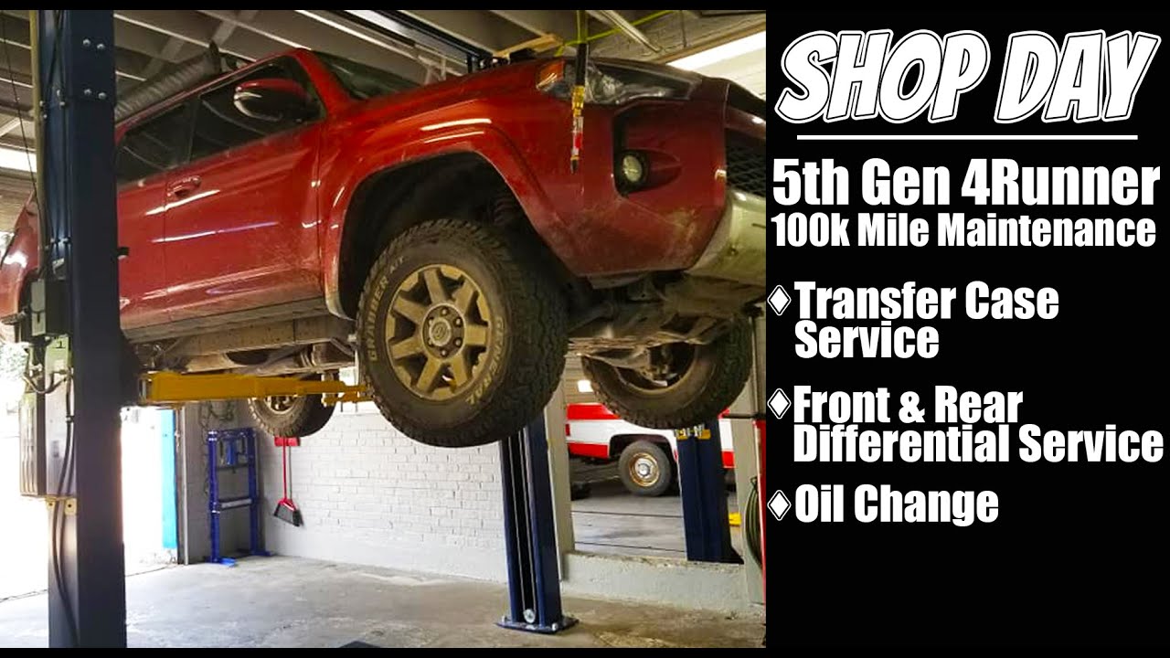 5th Gen 4Runner 100k Mile Maintenance - How To Change Diff Fluid How To Change Transfer Case Fluid