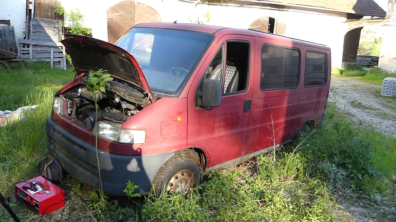 Fiat Ducato 2.5D first start after 5 years