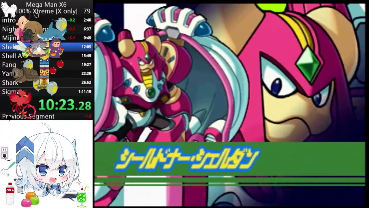 MegaManX6【X only】100%XtremeRTA 70:32(33:59)