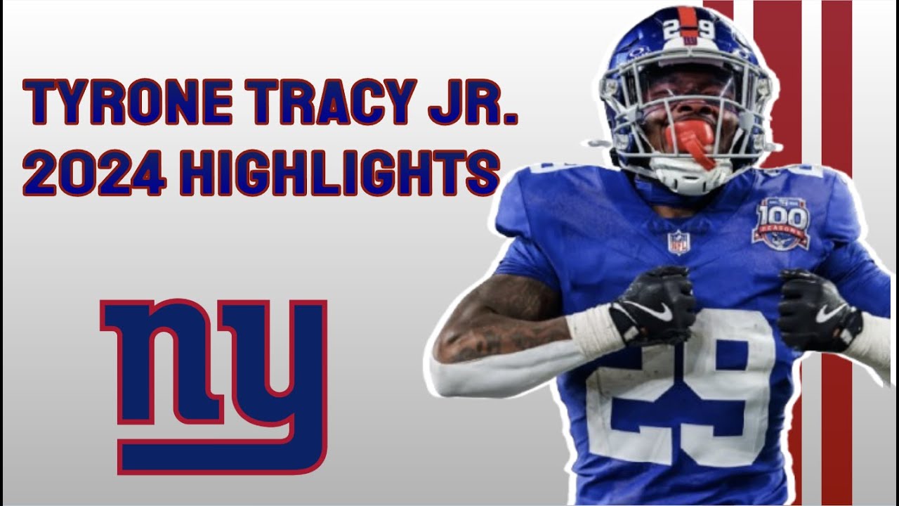 Tyrone Tracy Jr. 2024 Rookie Highlights