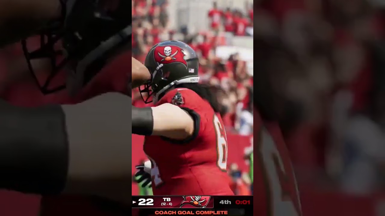 Mike Evans with game winning tuddy 🏈🙌🏽 #madden #madden25 #shorts #bucs #tuddy #mikeevans #gameplay