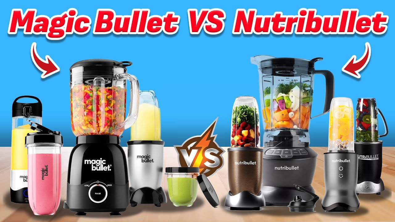 Magic Bullet vs Nutribullet: Battle Of The Bullet Blenders