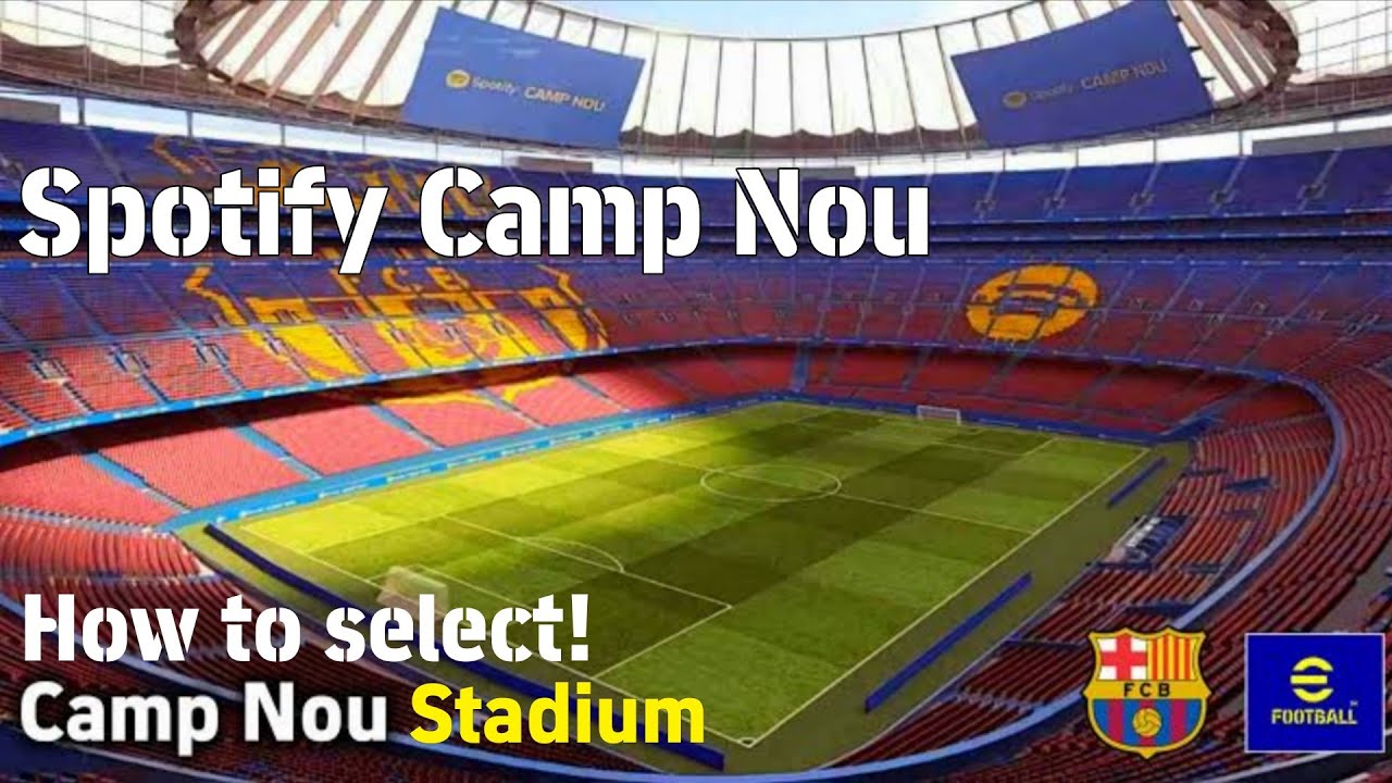 How to select Spotify Camp Nou stadium in eFootball 2026 | How to download Stadium Data in Pes 2026?