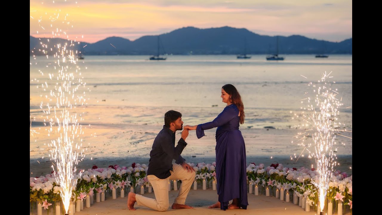 Amazing Surprise Beach Marriage Proposal in Phuket by BESPOKE EXPERIENCES THAILAND