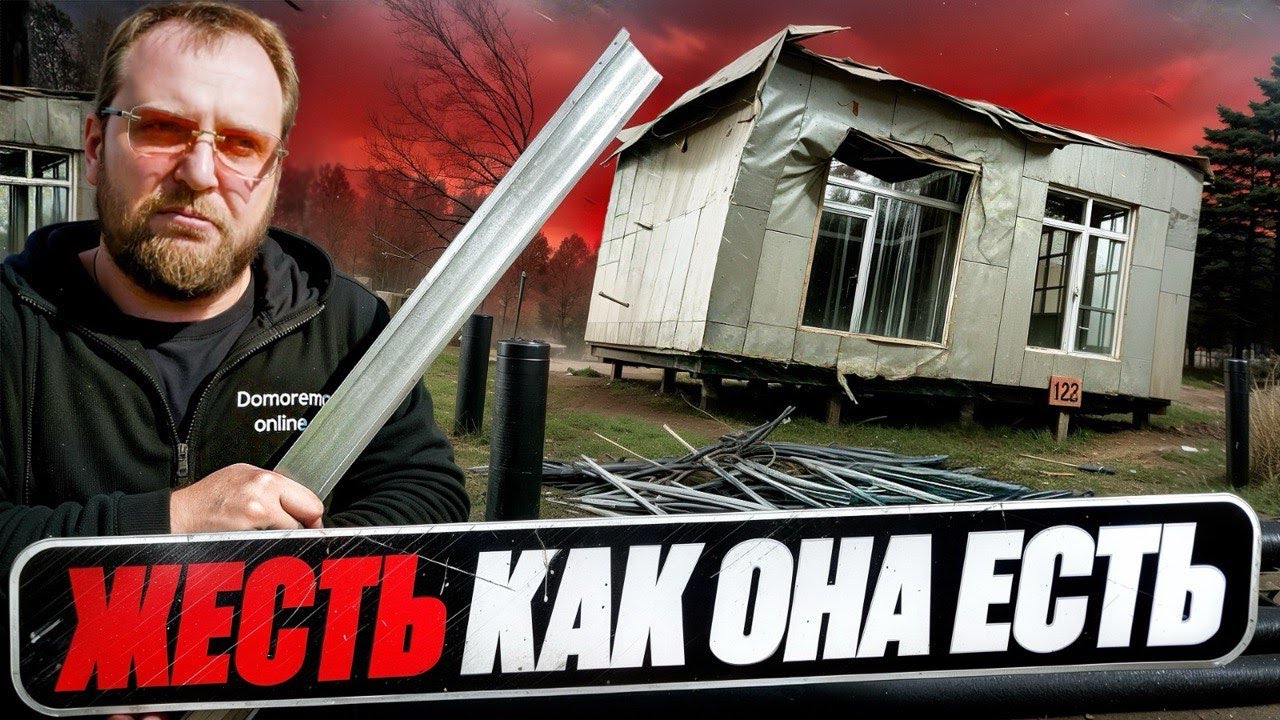 СУМАСШЕДШИЙ ДОМ ИЗ ПРОФИЛЕЙ ДЛЯ ГИПСОКАРТОНА / СТРОЙХЛАМ