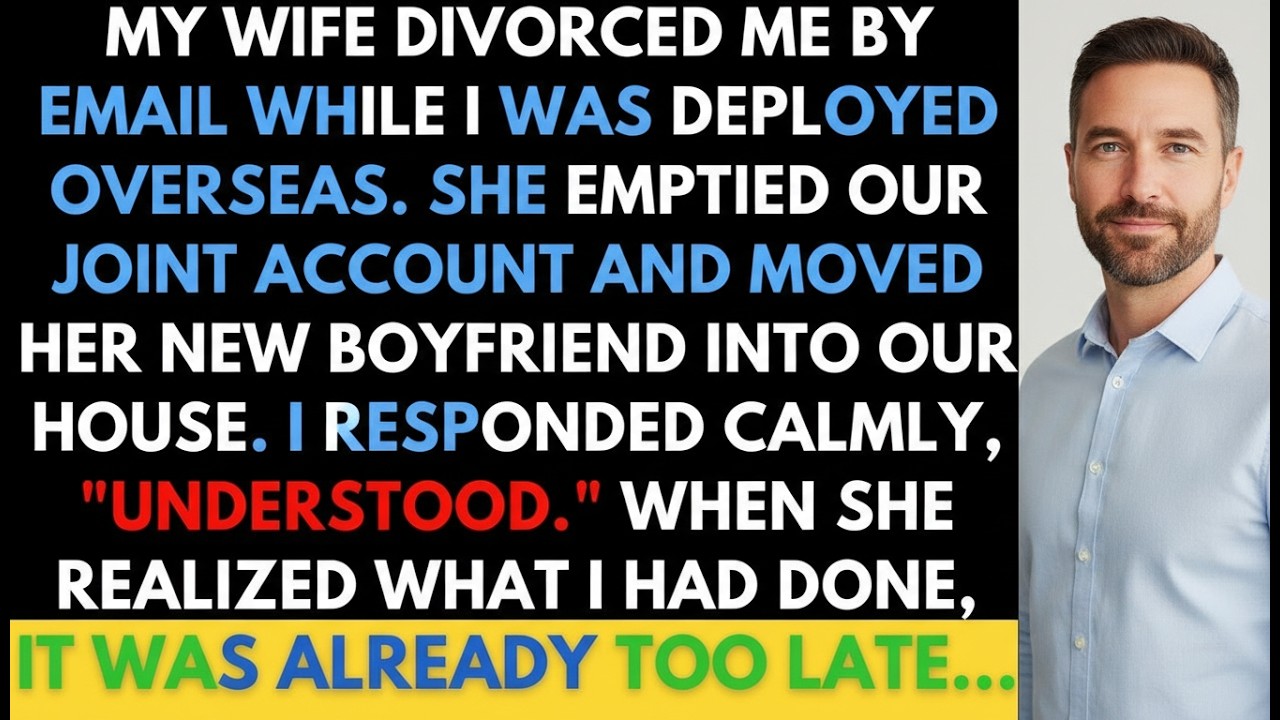My Wife Divorced Me By Email While I Was Deployed Overseas & Emptied Our Joint Account; But I