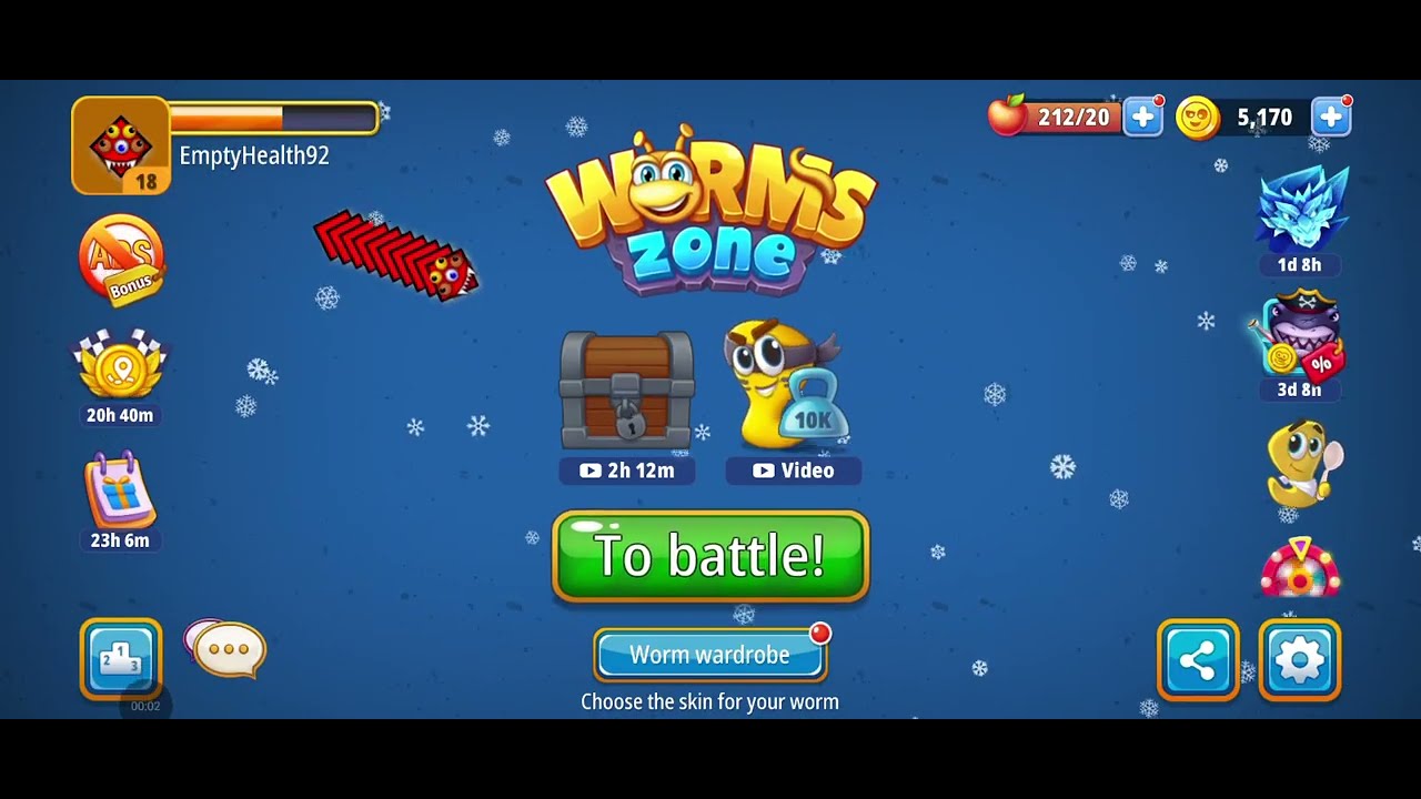 Worms zone 
