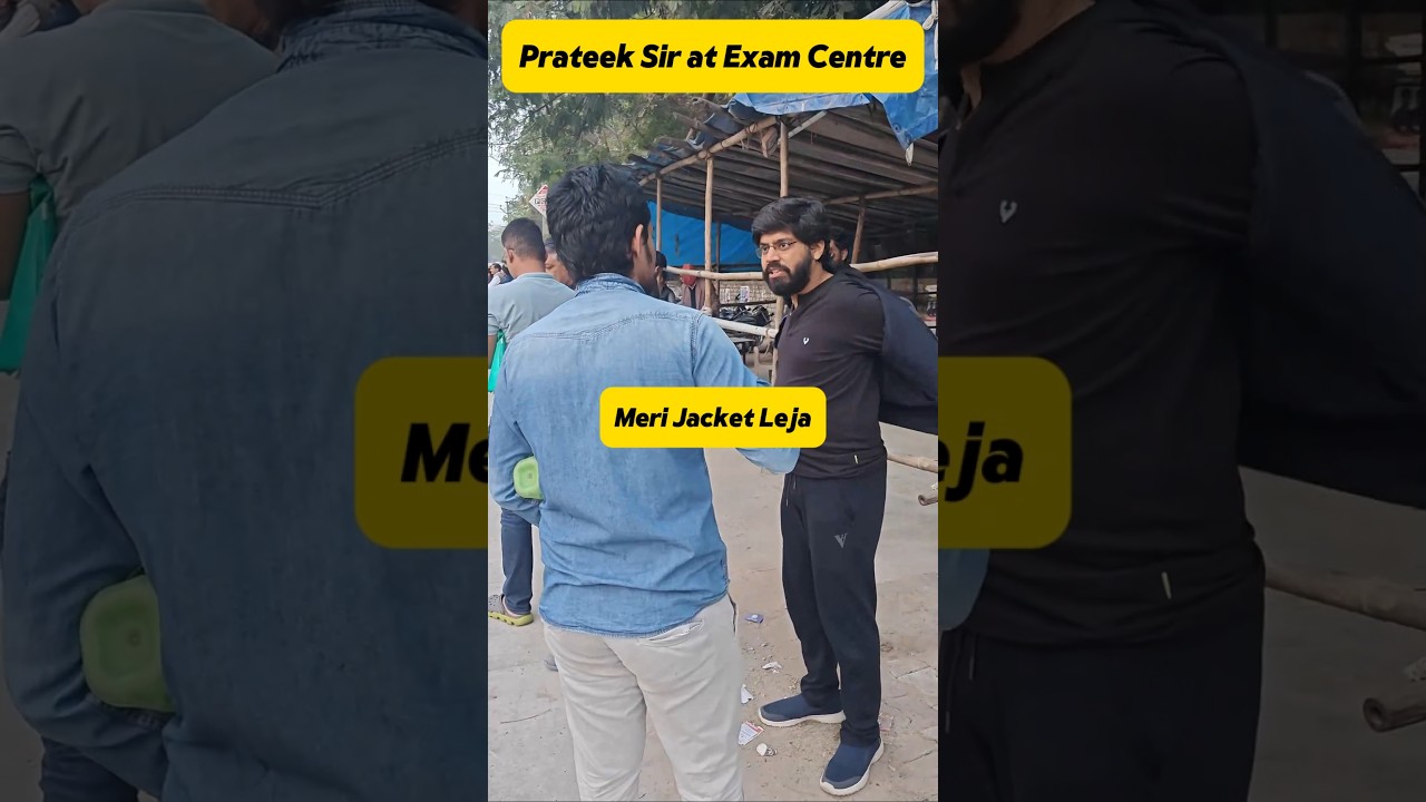 Prateek Sir at JEE Mains 2025 Exam Centre 🥹 Shocking Reaction 😱 #shorts #esaral #jee2025 #iit #jee