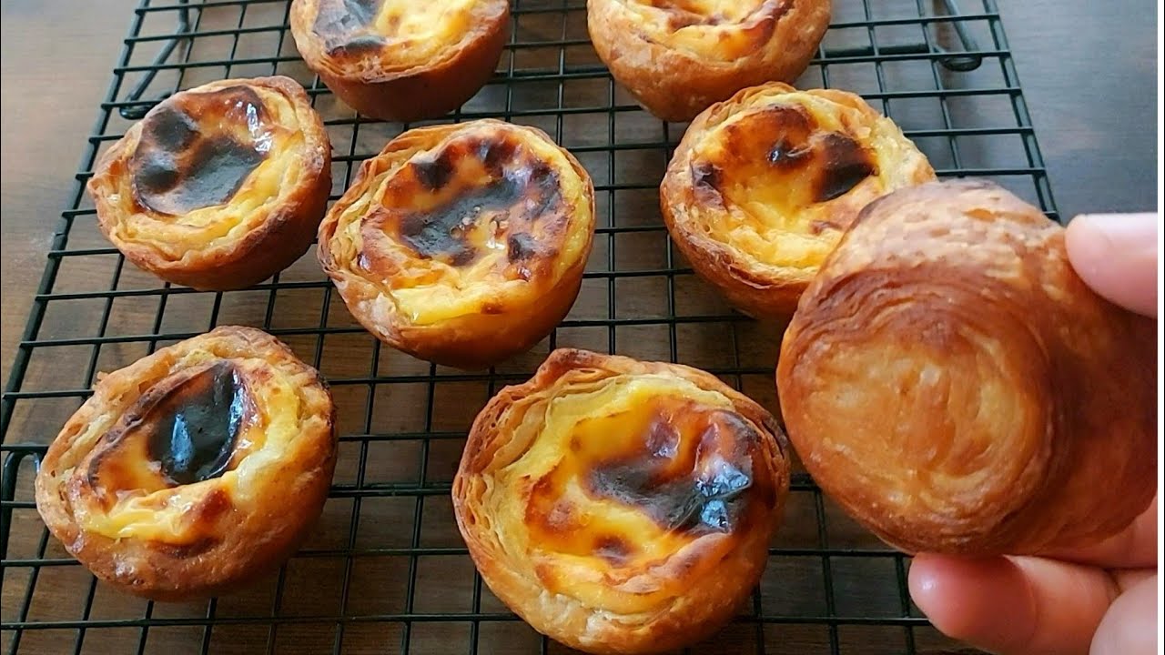 تارت الكاسترد البرتغالى، ألذ تارت ممكن تاكلوه بحياتكم Pasteis de nata