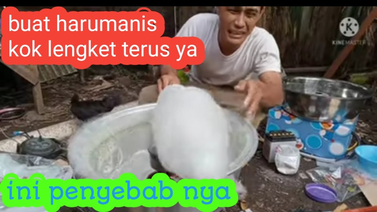 cara buat harum manis kering