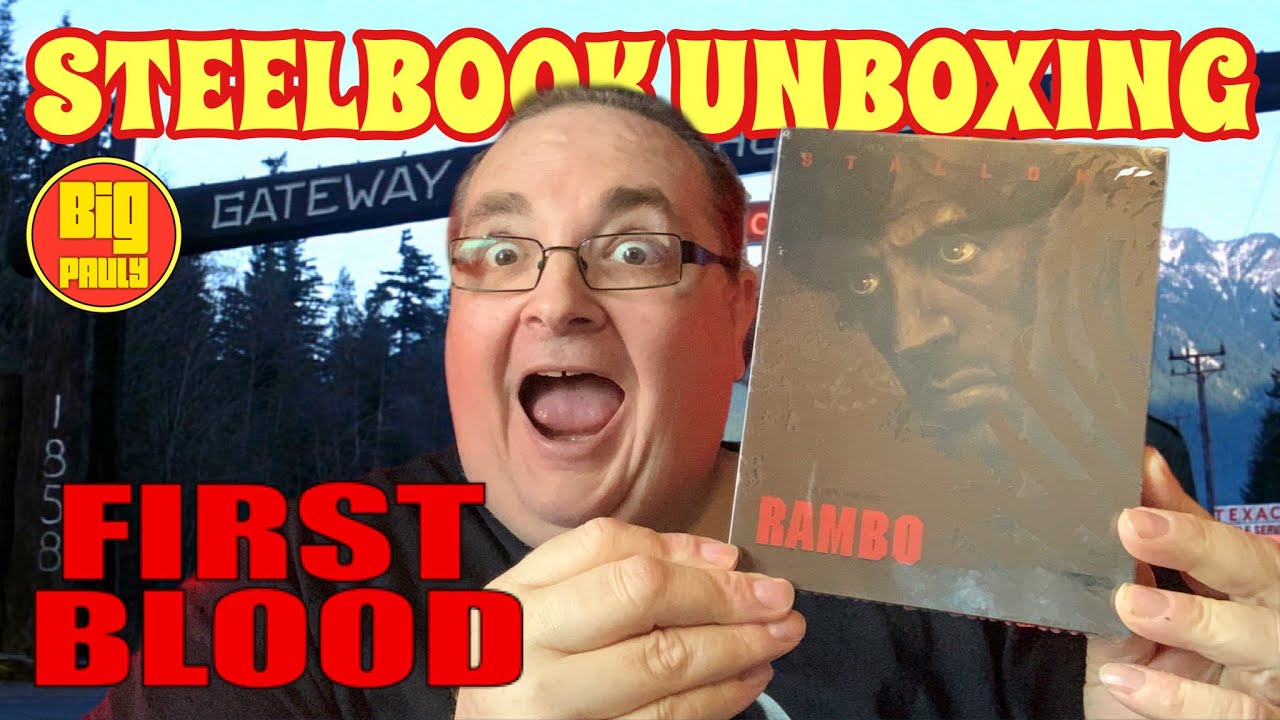 Распаковка стального буклета First Blood 40th Anniversary 4K