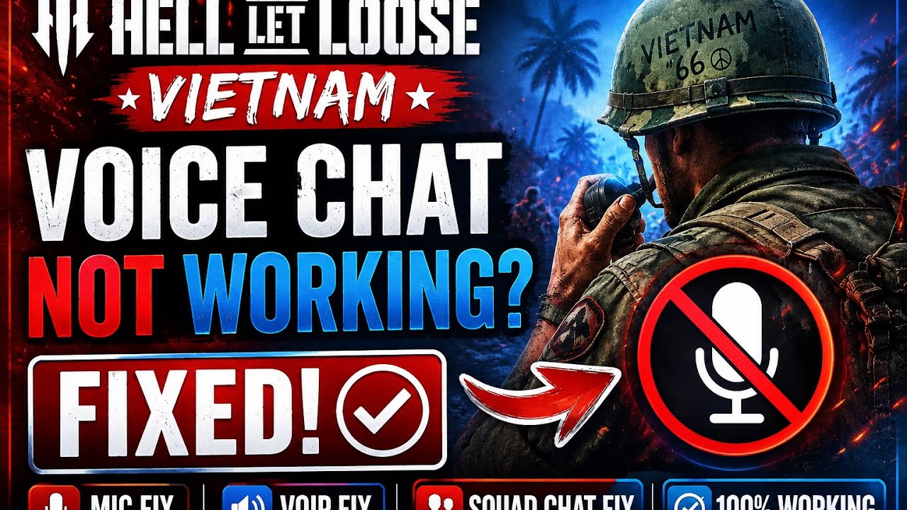 Не работает голосовой чат в Hell Let Loose Vietnam / Не работает микрофон на ПК | РЕШЕНИЕ