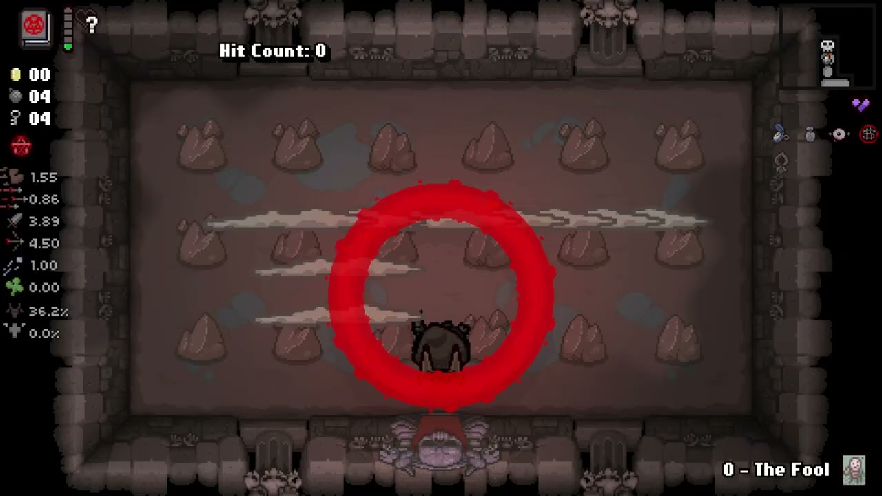 TBOIR No Hit Hard Mode Azazel to Isaac