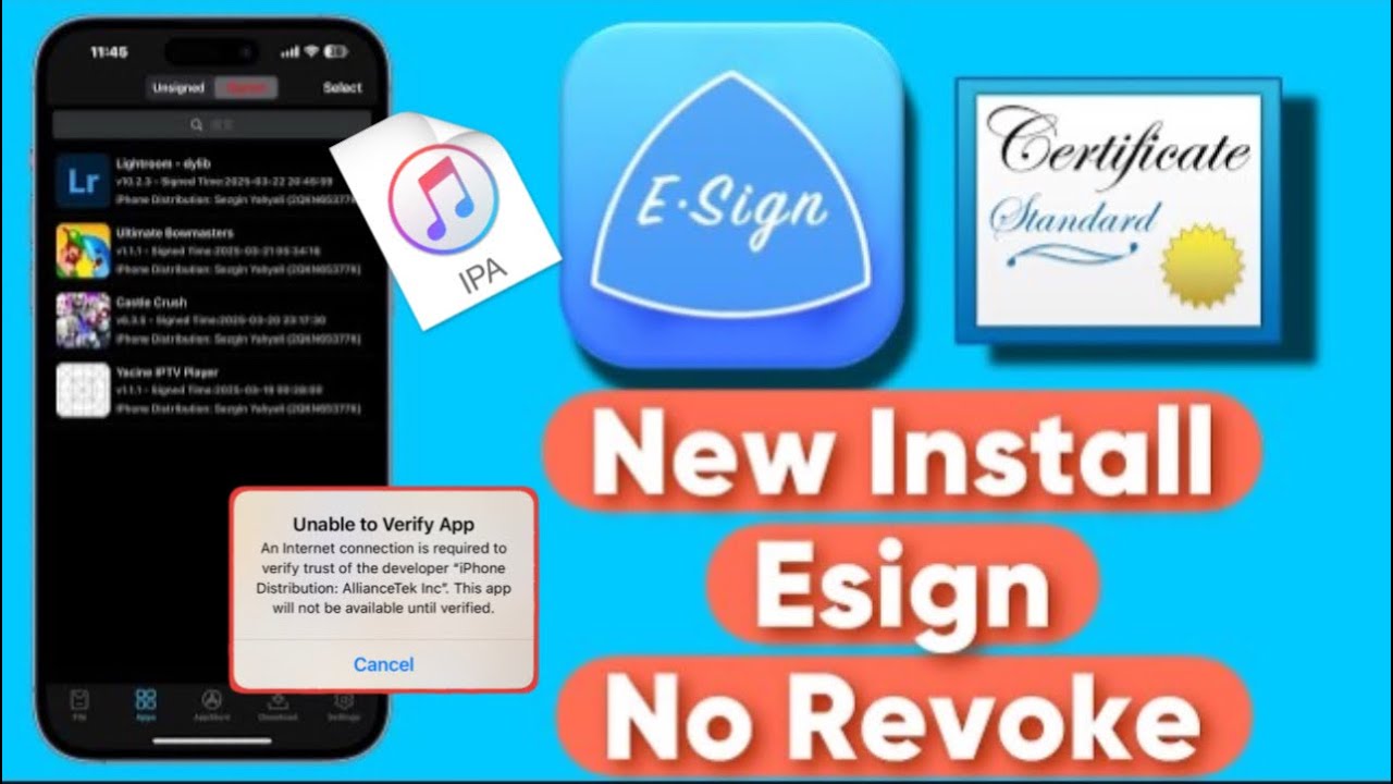 Esign Tutorial With new Certificates and DNS / full Tutorial