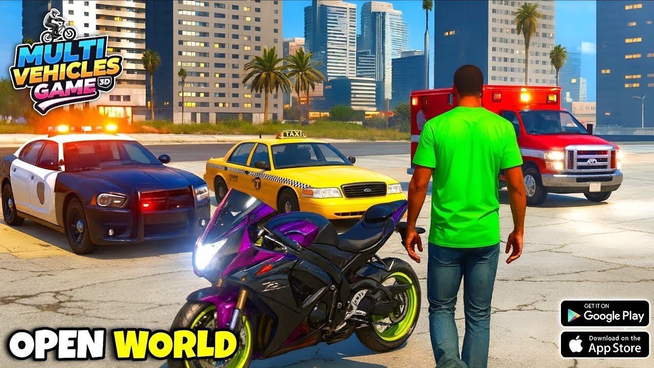 City Duty Simulator | Multi Vehicles Game | Open World | Android #01