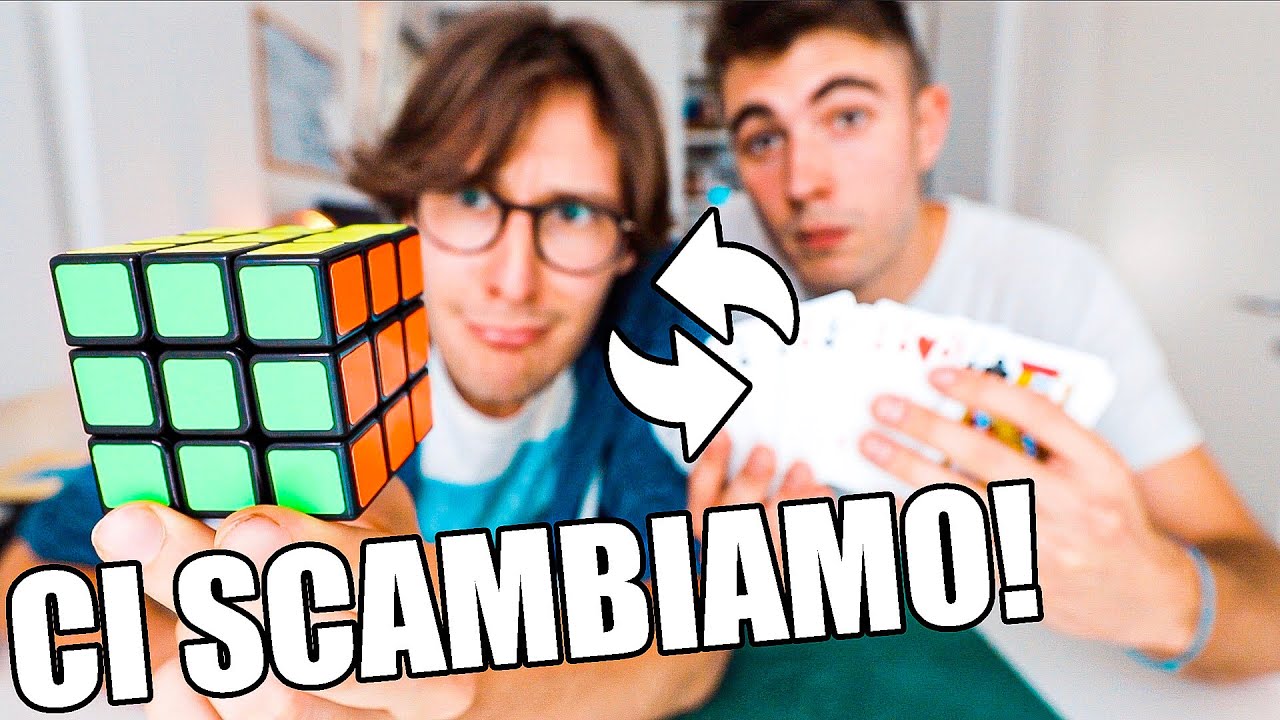 CI SCAMBIAMO I TRUCCHI DI MAGIA (Cubo di Rubik vs Carte)