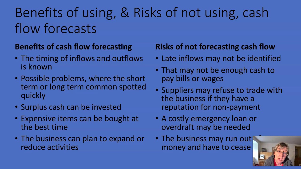 BTEC Level 2 Unit 2 Finance CashFlowForecast